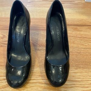 Patent Black Heels